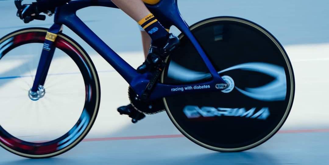 M in “Racing with Diabetes” kit