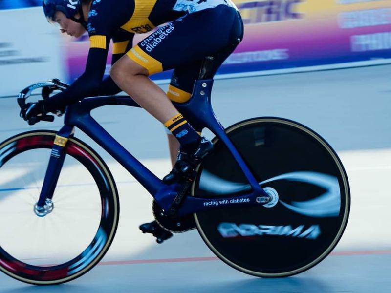 M in “Racing with Diabetes” kit